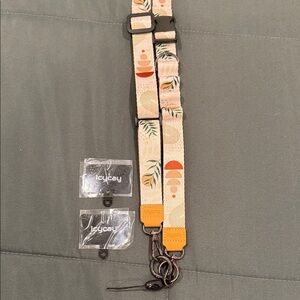 Abstract Leaf Phone Landyard  Crossbody strap